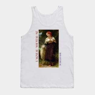 The Newborn Lamb by Bouguereau Tank Top